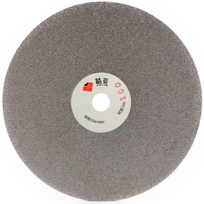 Jingling 4" inch 100mm Diamond Flat Lap Disc Grinding Disk Grit 100 Coarse - Image 1
